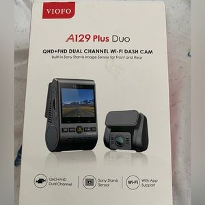 VIOFO A129 Plus Duo 2K QHD 2-Channel Dash Cam with GPS